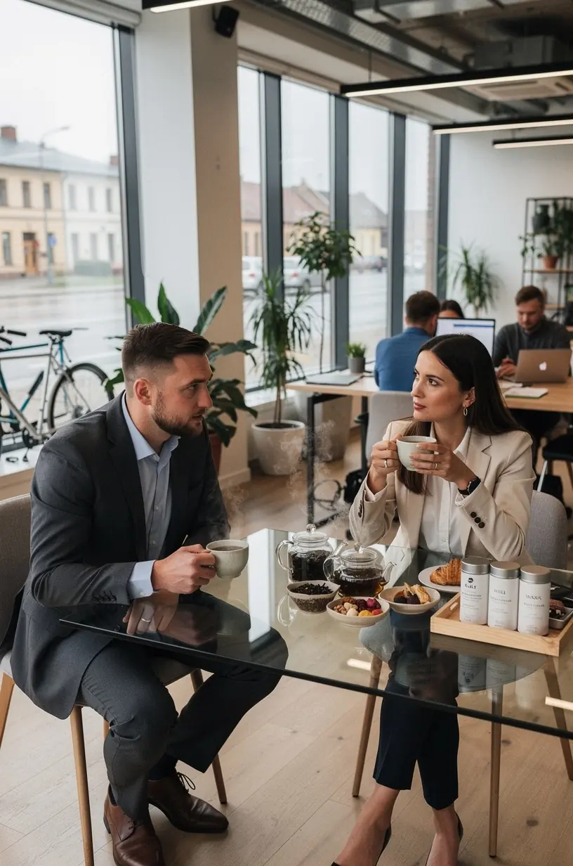 Artimas arbatos lapų vaizdas, pabrėžiantis natūralumą ir sveikus įpročius.